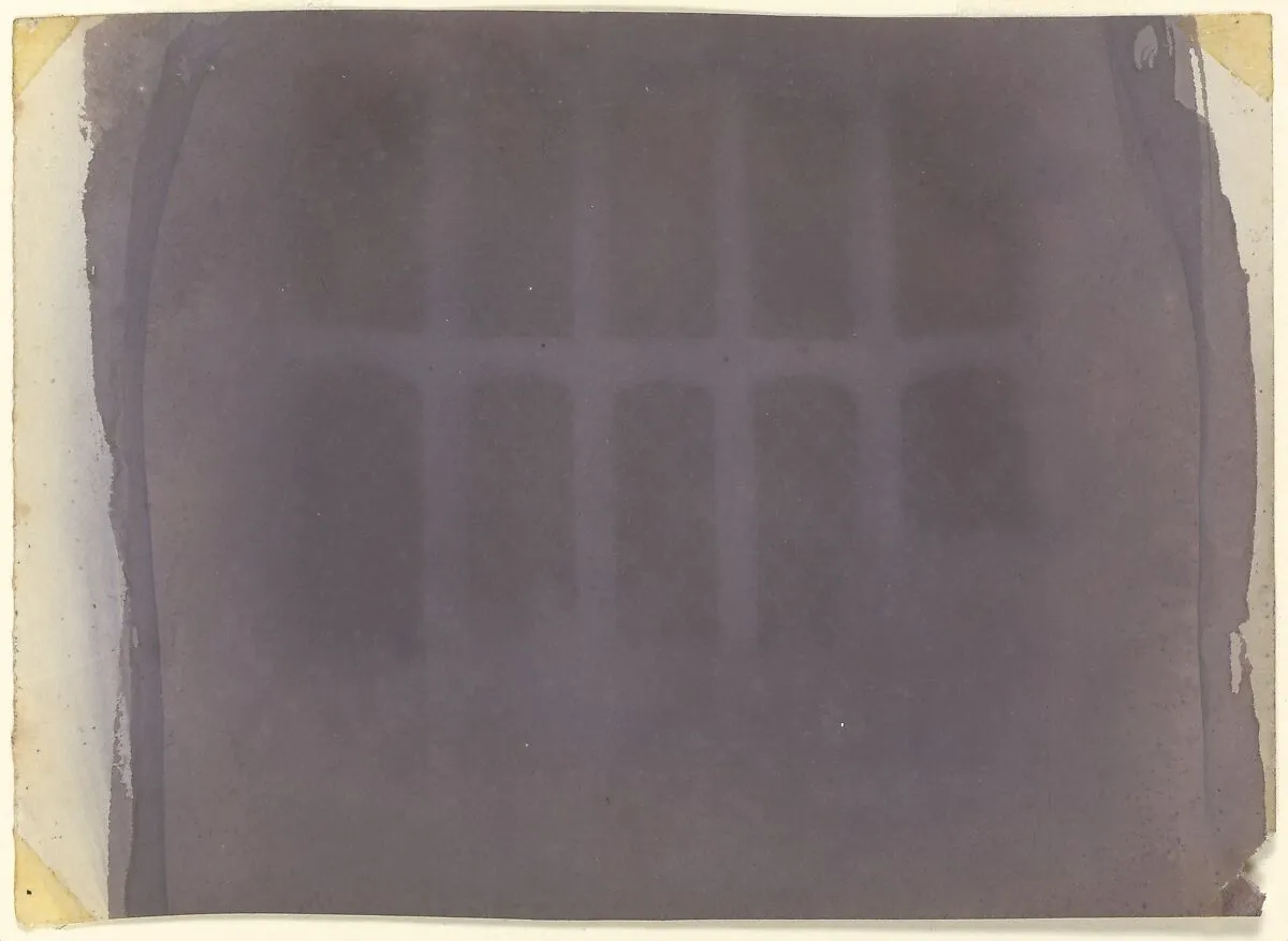fox talbot ilk negatif fotograf